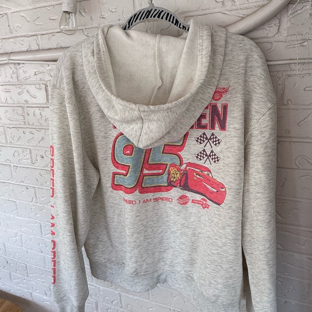 Lightning McQueen Gray Zip-up